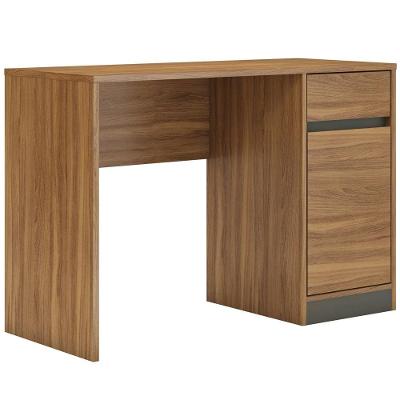 Mesa Escrivaninha 1 Porta 1gaveta Morada Amendola/grafito