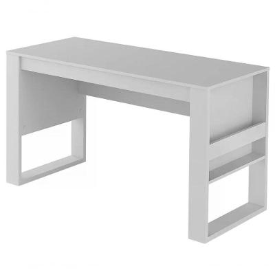 Mesa Escrivaninha Para Escritorio Me4146 Branco Branco