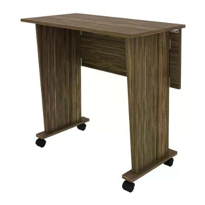 Mesa Multiuso Dobravel Para Notebook Me4117 Nogal Nogal