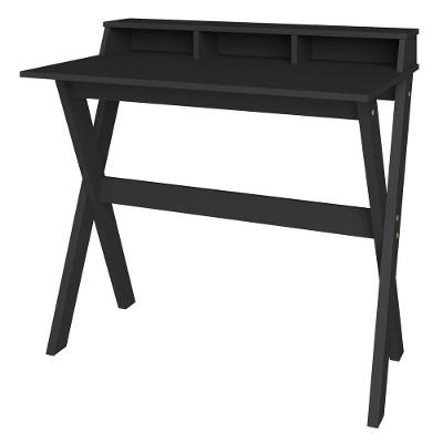 Mesa Para Escritório Escrivaninha Itália A02 Preto