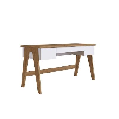 Escrivaninha Trend Com 03 Gavetas Hanover E Off White