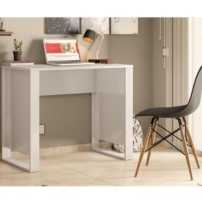 Mesa Computador Office Morada 90cm Branco Demóbile