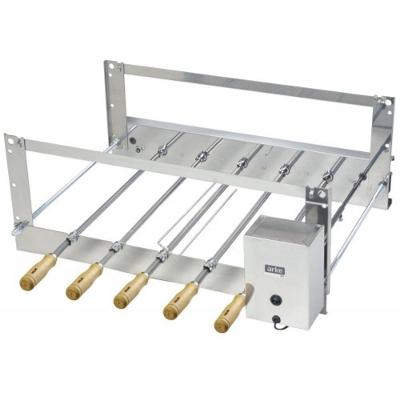 Churrasqueira Giratória Rotativa 5 Espetos Aço Inox Bivolt Cris5 - Arke