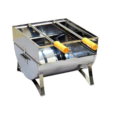 Churrasqueira Fechada Inox 2 Espetos 30x28x24cm