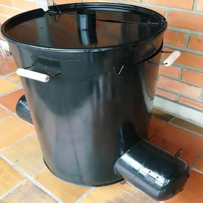 Churrasqueira De Tambor Com Espeto Galvanizado Para Costela Bv Magazine