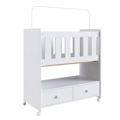 Mini Berço Moisés Com Colchão 2 Gavetas Certificado Pelo Inmetro By 511 Branco