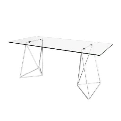 Mesa De Escritório Cavalete Arame Bela Vista Branco New Green - Branco