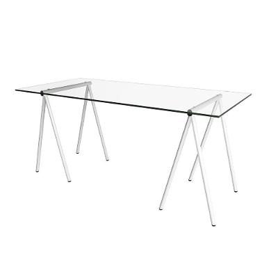 Mesa De Escritório Cavalete Itaim Branco New Green - Branco