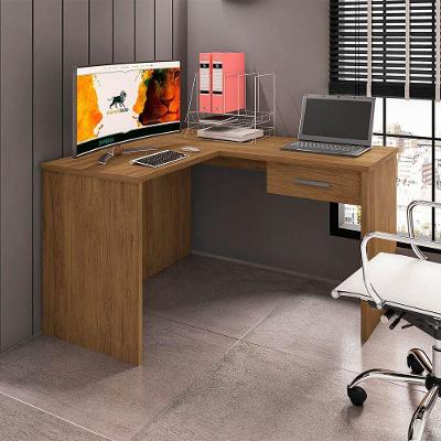 Mesa Escrivaninha Parati L01 Com Extensor E 1 Gaveta - Amarena Móveis Cor Freijó