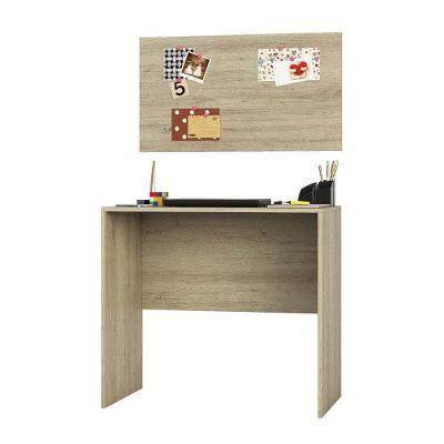Escrivaninha Multiuso Com Painel 80 Cm Avelã Rústico