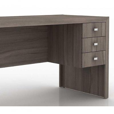 Mesa De Escritório Me 4113 - Tecno Mobili - Carvalho Ff