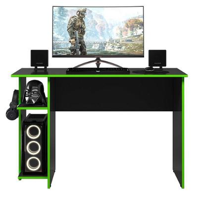 Mesa Gamer Leeds Doce Sonho Móveis Cor Preto/Verde