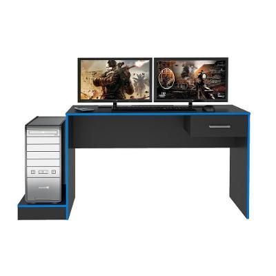Escrivaninha Gamer Preto/azul Artely Preto/azul