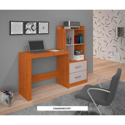Escrivaninha Alana Candian Jcm Movelaria Cinamomo/ Off White
