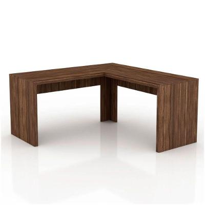 Mesa De Canto Para Home Office Me4116 Nogal