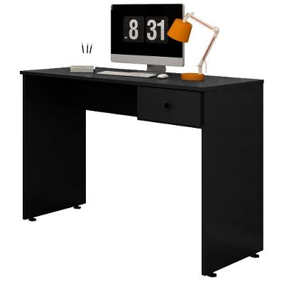 Mesa de Computador Com 01 Gaveta Preto