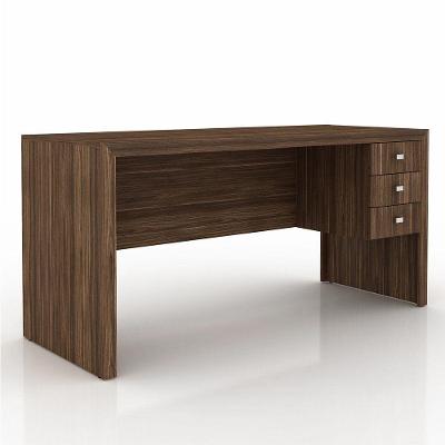 Mesa para Home Office 155cm Nogal Tecno Mobili