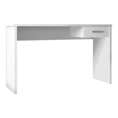 Mesa para Escritório Home Office com Gaveta Emma Branco