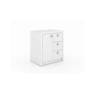 Balcão para Escritório 03 Gavetas Branco Tecno Mobili