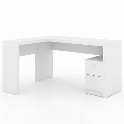 Mesa para Escritório 2 Gavetas Me4129 Branco Tecno Mobili
