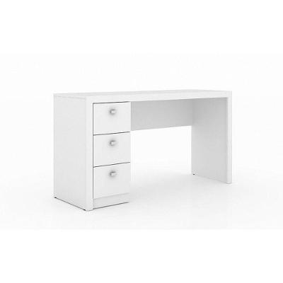 Conjunto Mesa com Balcão p/ Home Office Branco Tecno Mobili
