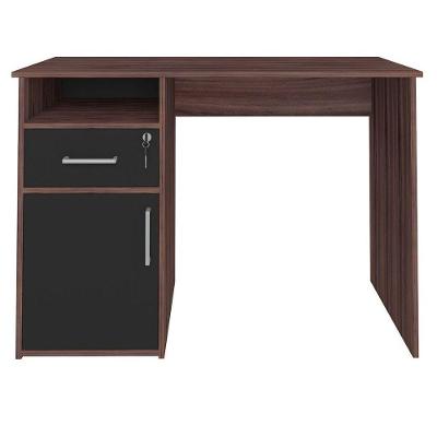 Mesa para Escritório 1 Porta 1 Gaveta Mobile Hall preto