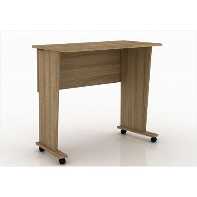 Mesa Para Notebook Com Rodízios Amendoa