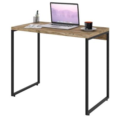 Mesa De Escritório Escrivaninha 90Cm Dynamica Industrial C08 Carvalho