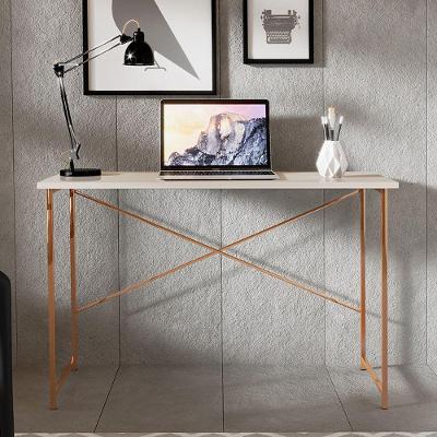 Escrivaninha 90cm Estilo Industrial Cobre/Off White