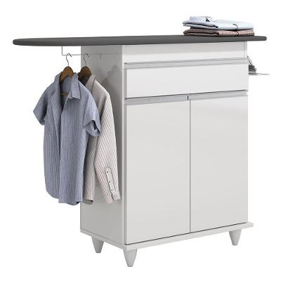Tábua De Passar Com Balcão 01 Porta Alice 119Cm Branco