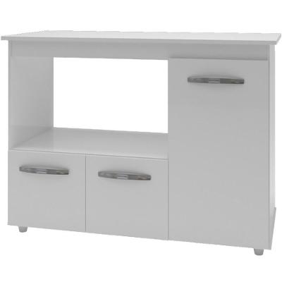 Balcao Multiuso 3 Portas 114cm 9480 Branco Mobbs Branco