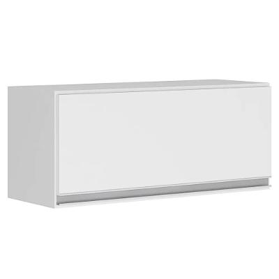 Kit área De Serviço E Lavanderia Com 02 Armários Aéreo 120cm E 80cm 100% Mdf Branco - Abmaza