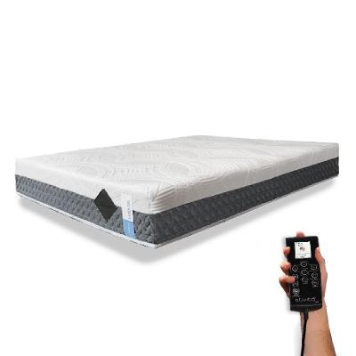 Colchão De Látex Articulado Cinza 20cm King 193x203cm