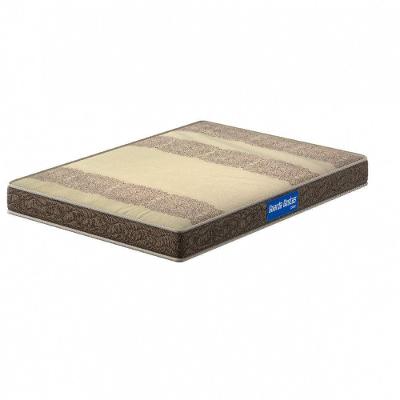 Colchão Casal Espuma D33 138x188x12cm Marrom C/Bege