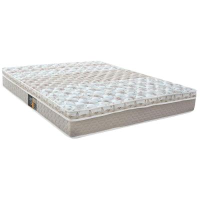 Colchão Casal King Mola Class Pocket Euro 193X203X25Cm Branco/Bege - Castor