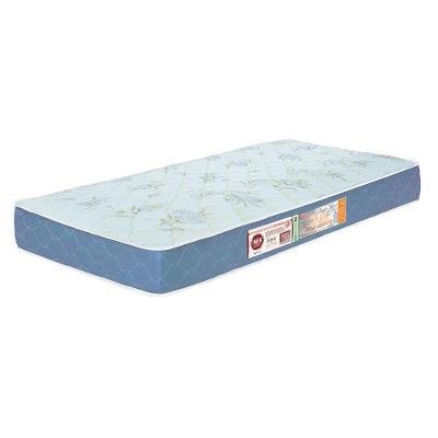 Colchão Solteiro SleepMax Espuma D45 88X188X25Cm Branco/Azul