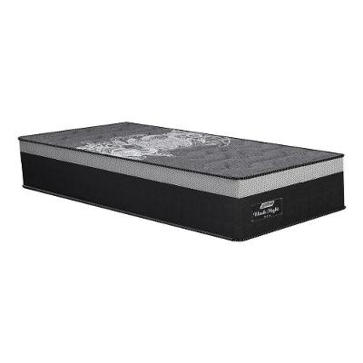 Colchão Solteiro Gazin 88x33x188cm - Densidade D28 Cr415a Preto/cinza