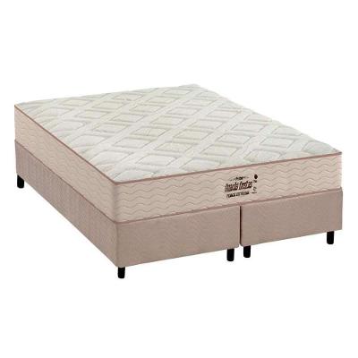 Cama Box King: Colchão Ortopédico Probel AG65 Force Extreme + Base CRC Suede Clean(193x203)