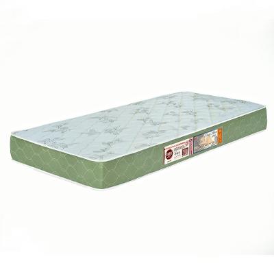 Colchão Solteiro Espuma D33 88x188x25cm Branco/Verde
