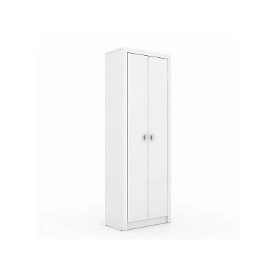 Armário Alto para Escritório 2 Portas Branco Tecno Mobili