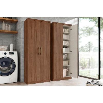 Armário Multiuso Lavanderia Margarida c/ 2 Portas Castanho - Henn