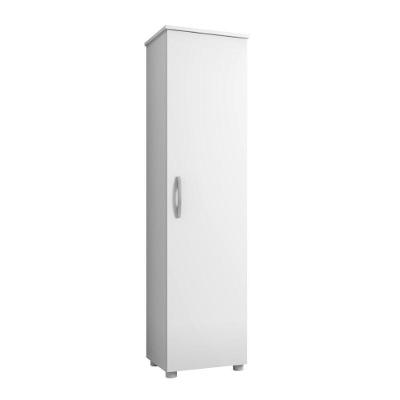 Armário Multiuso Jasmim Branco 1 Porta Kaiki Móveis Branco