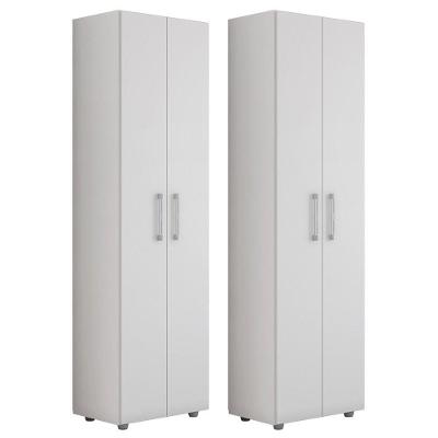 Kit 2 Armários Lavanderia Multiuso Beatriz 2 Portas Branco - Desk Design