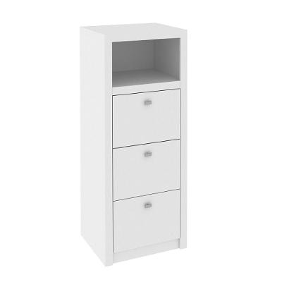 Armário Arquivo Para Escritório Home Office Mdp Branco