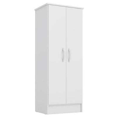 Armário Multiuso 2 Portas 3 Prateleiras Viena D02 Branco - Mpozenato
