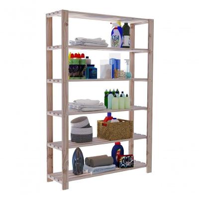 Gabinete De Livros 6 Prateleiras Multiuso  