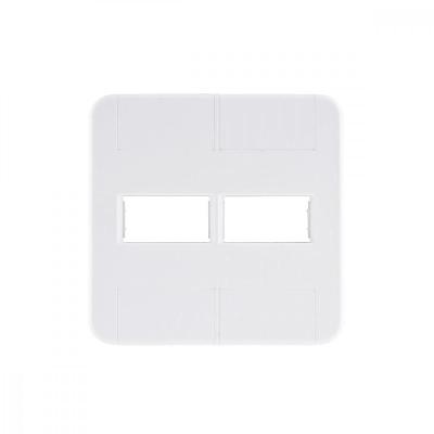 Placa 2 Postos 4x4 Tramontina Tablet Branca