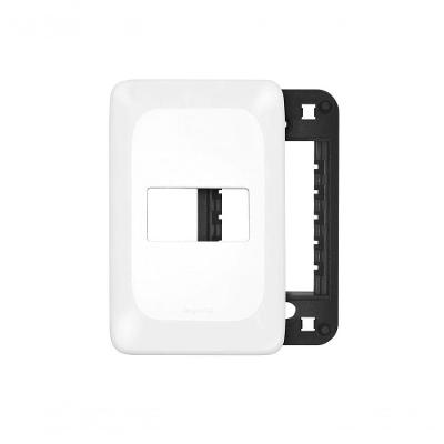 Pial Pop Modulo Placa+Suporte 1 Posto 4X2 Lgp21