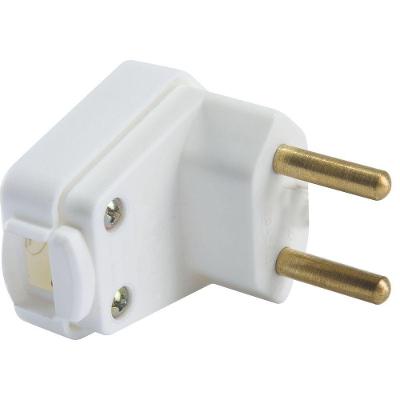 Plugue Angular 2p 250 V 10 A Tramontina Branco