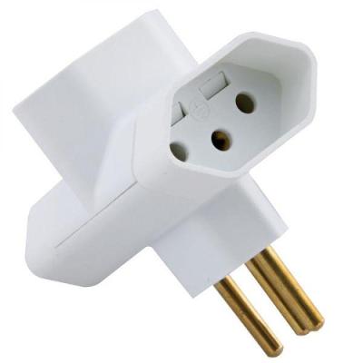 Plugue T 2p+t 10 A 250 V Tramontina Branco